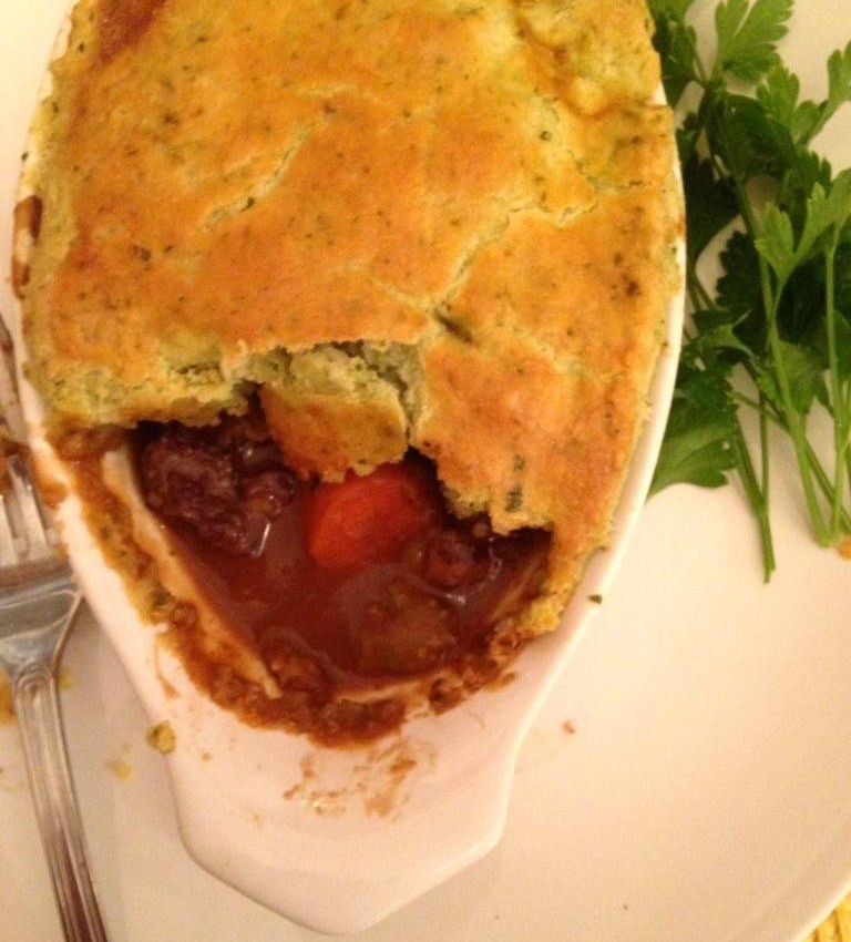 Beef Bourguignonne Potpie