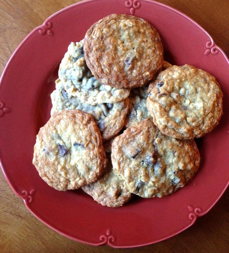 Salty Oatmeal Chocolate Chunk Cookies