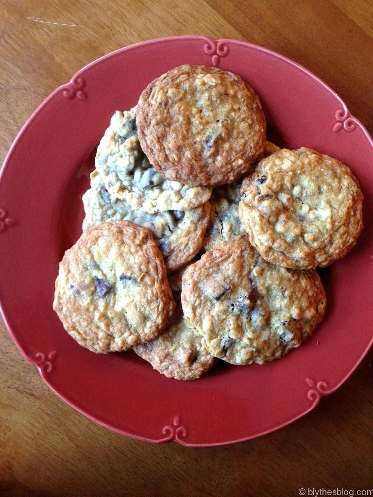 Salty Oatmeal Chocolate Chunk Cookies