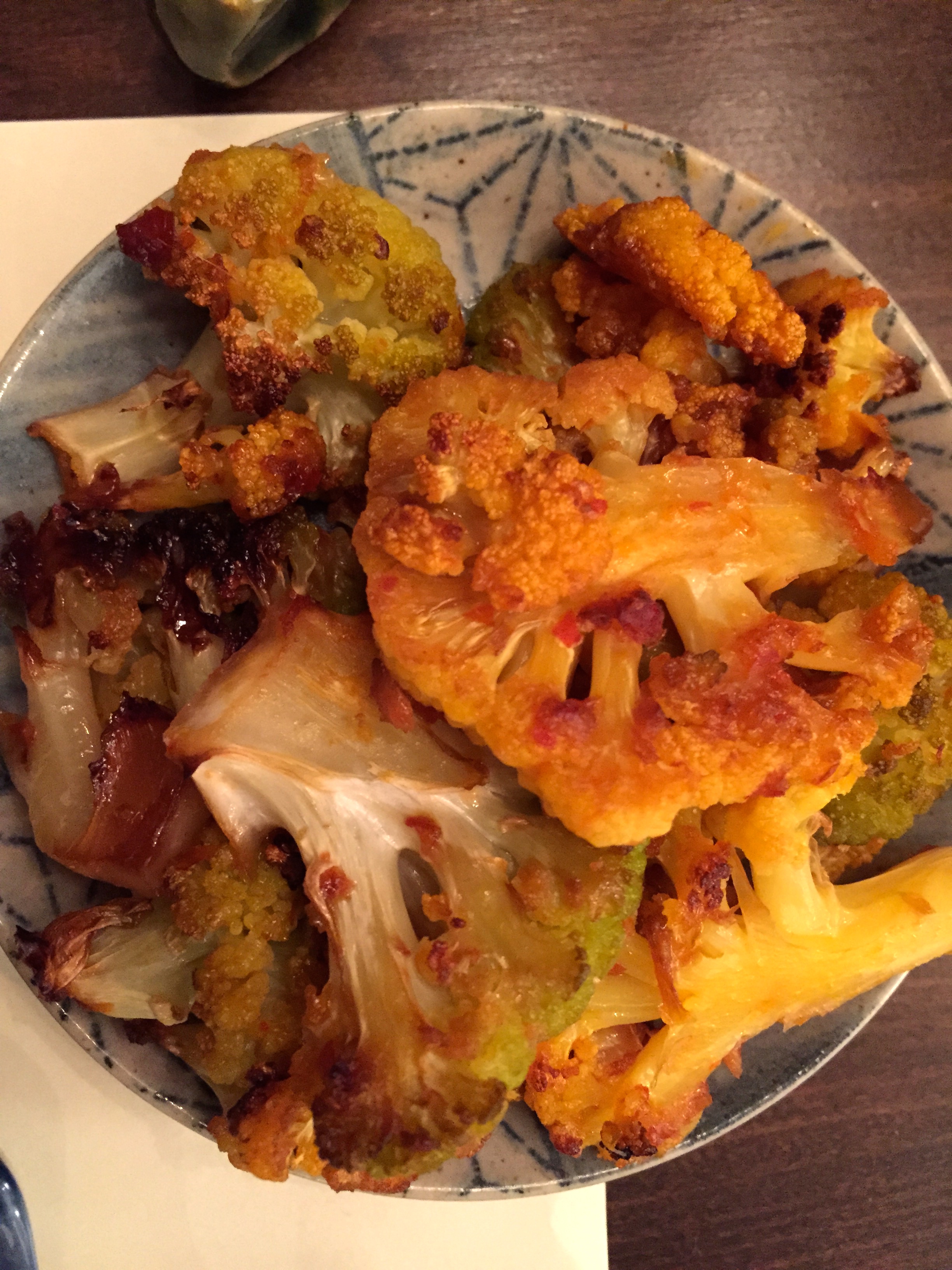 Asian Roasted Cauliflower