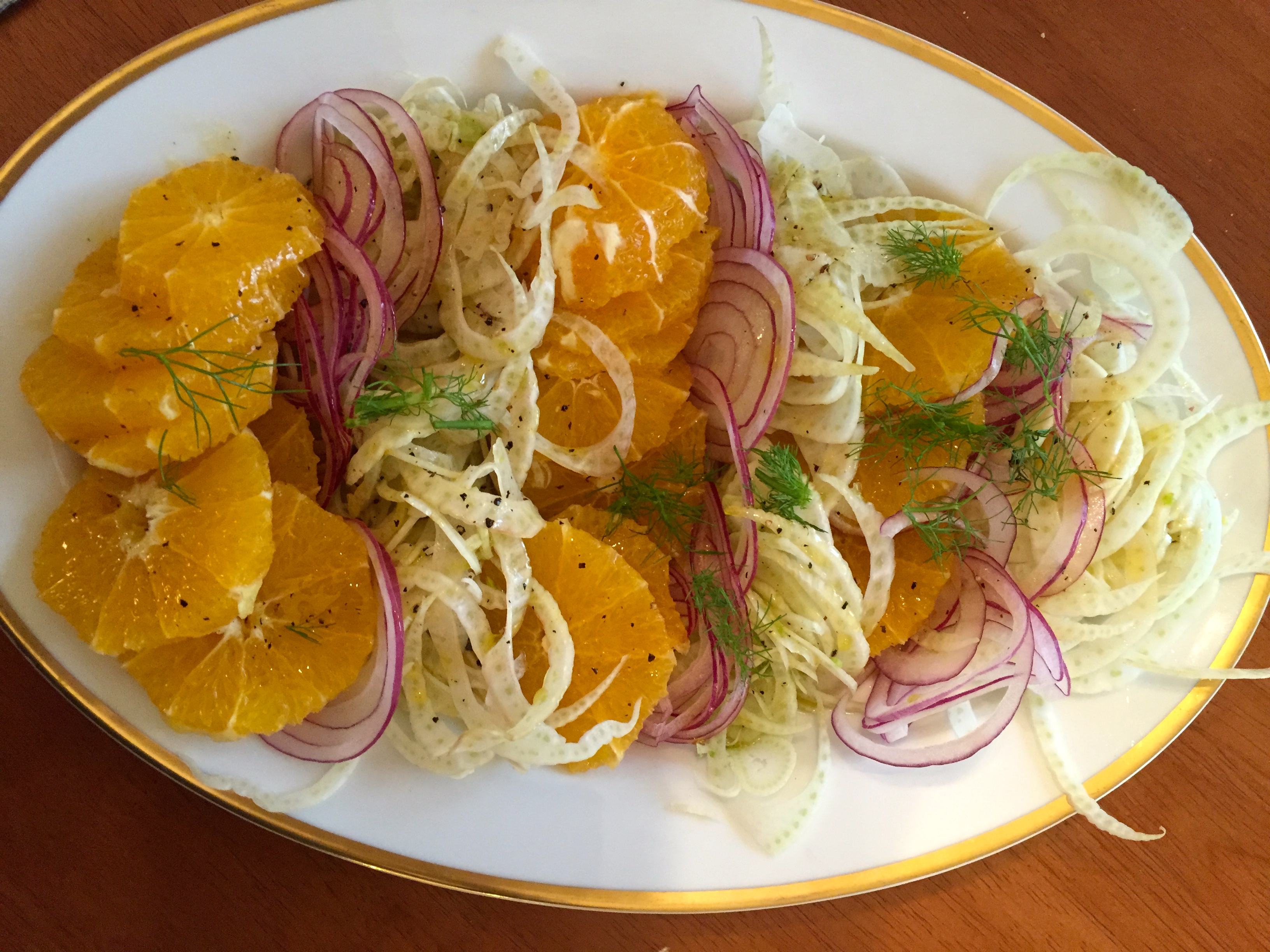 Orange, Fennel & Red Onion Salad