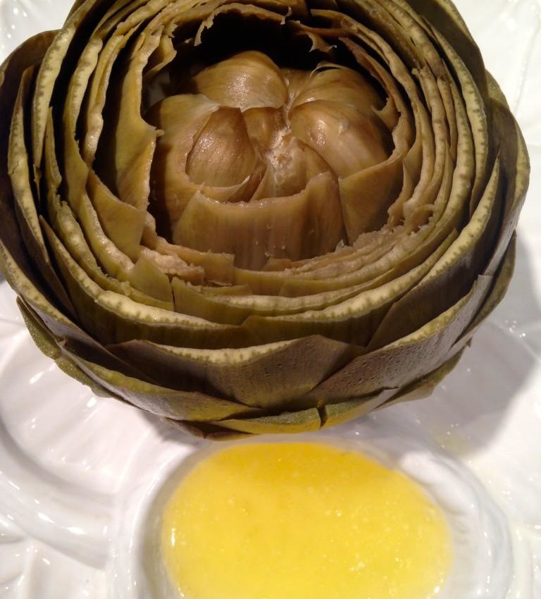 Artichokes with Lemon Butter