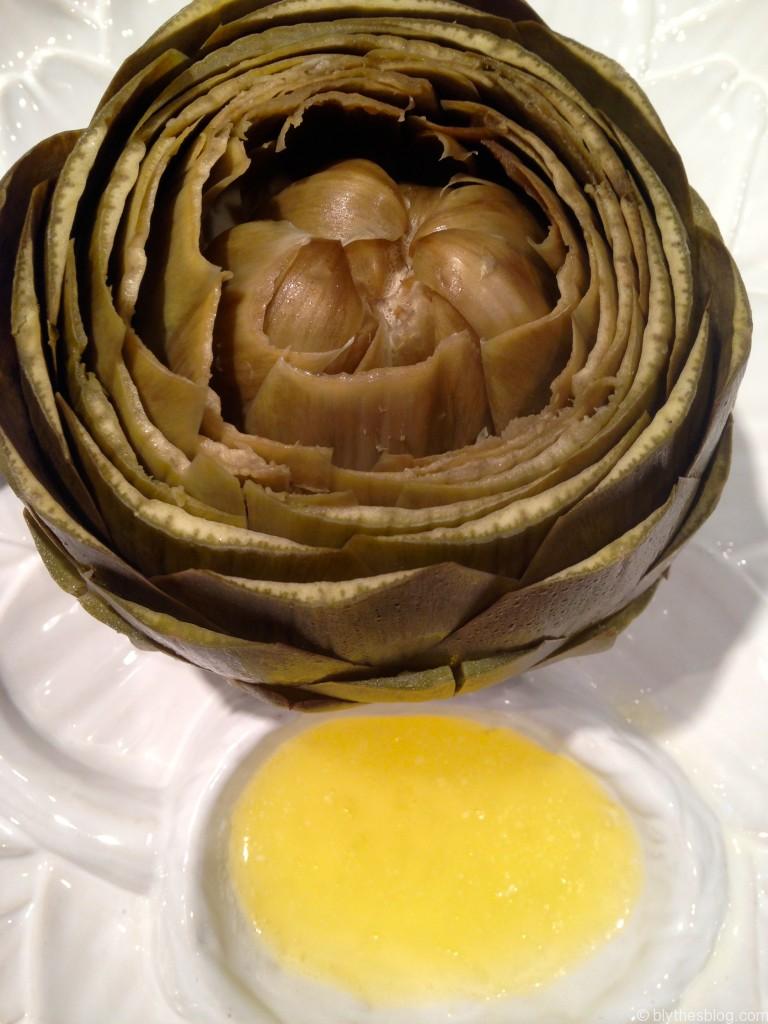 Artichokes with Lemon Butter