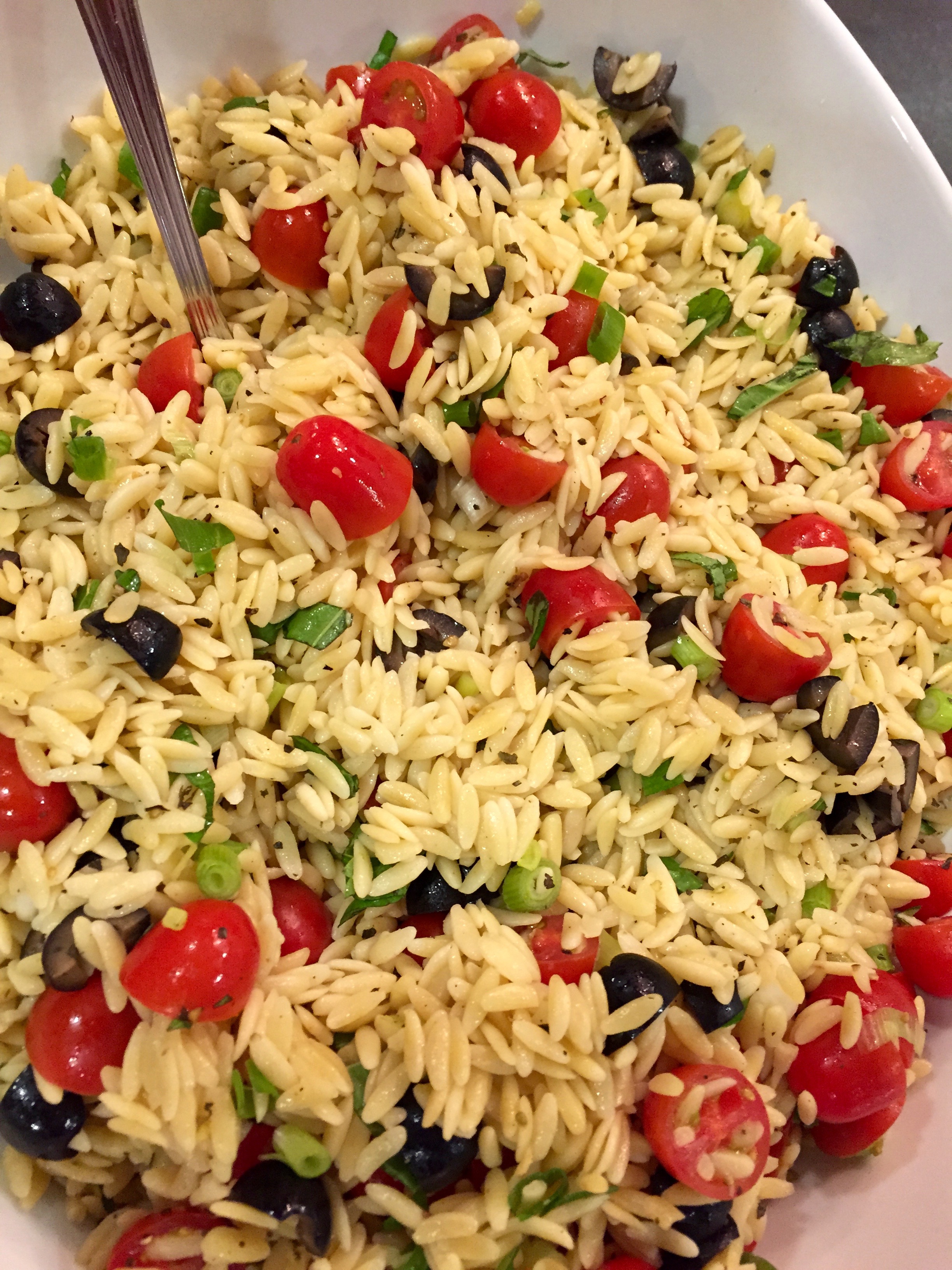 Orzo Salad with Cherry Tomatoes &amp; Herbs