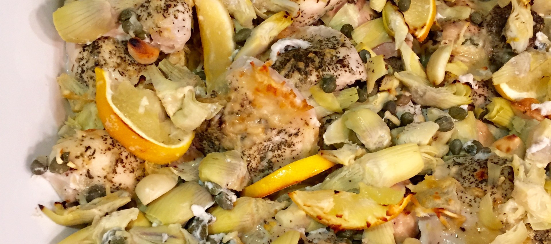 Lemon Artichoke Caper Chicken