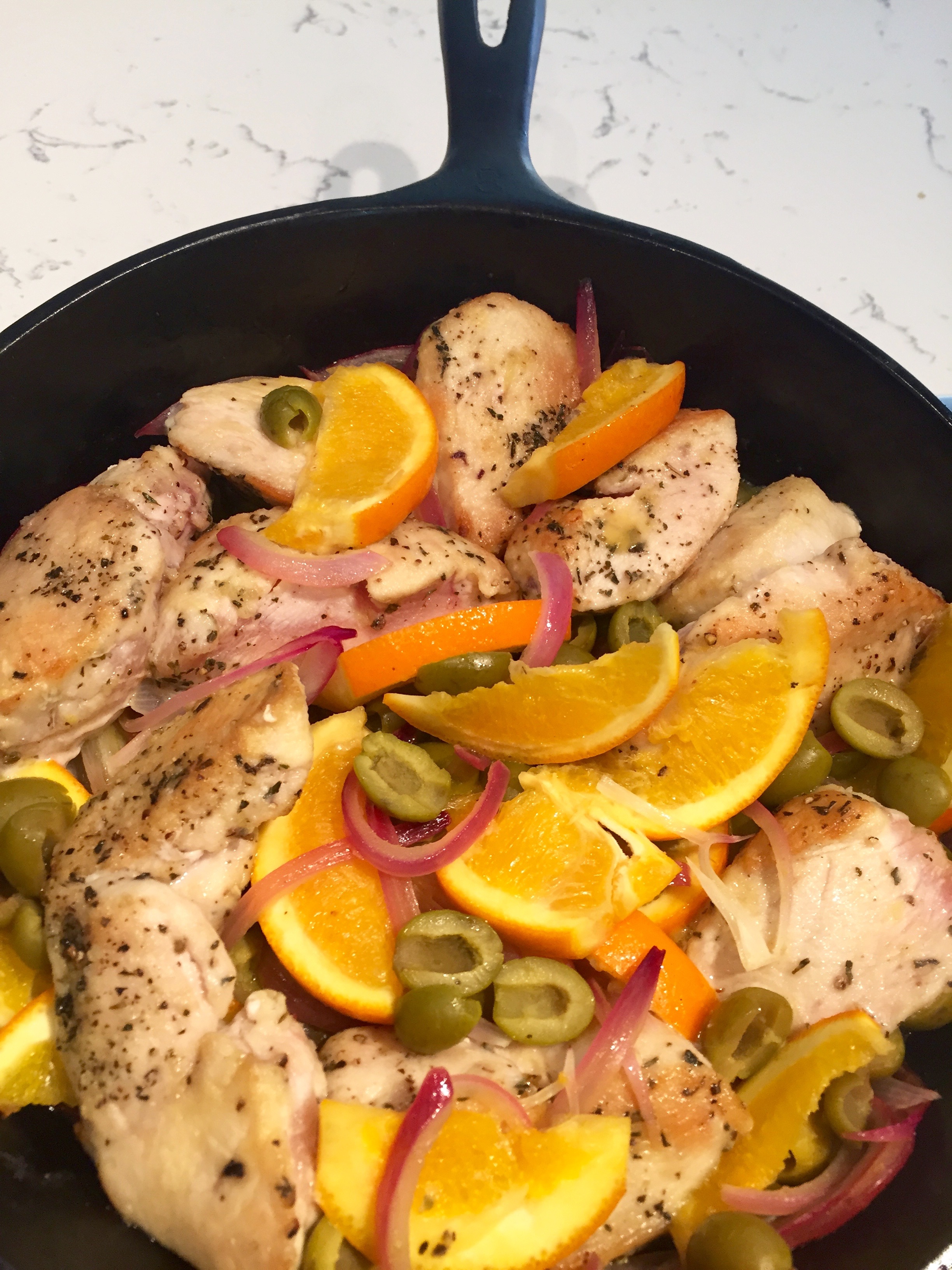 Chicken with Olives & Oranges