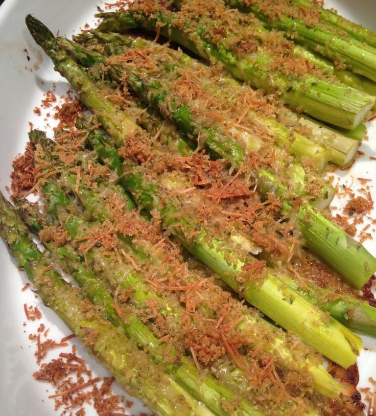 Asparagus Gratinato with Grana Padano