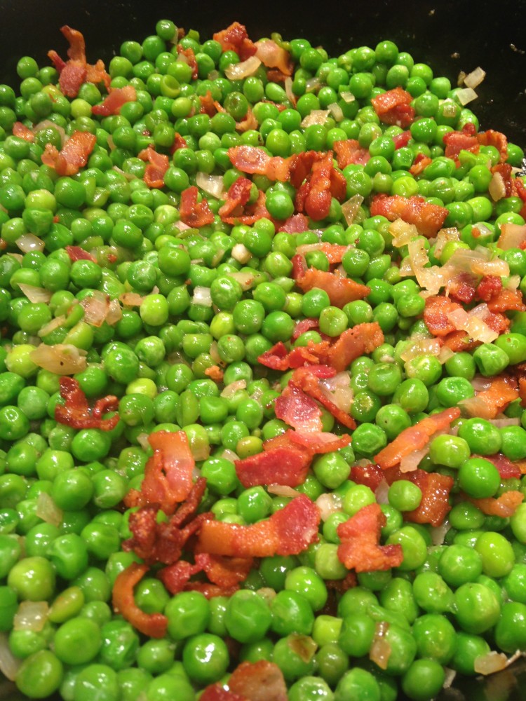 Bacony Peas