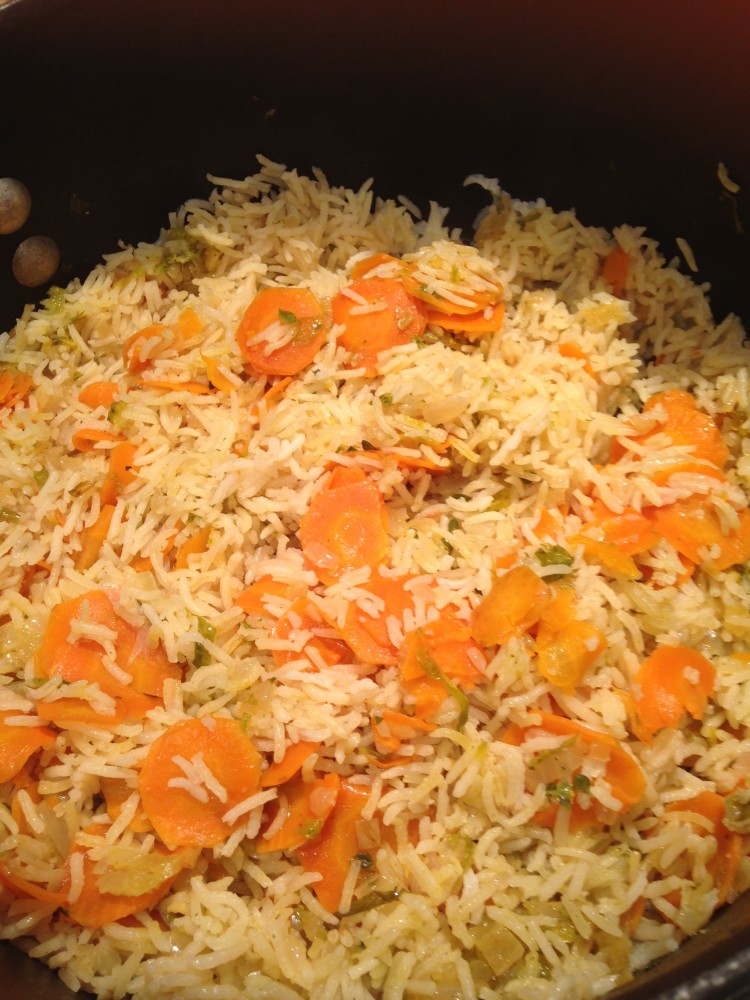 Carrot Rice Pilaf