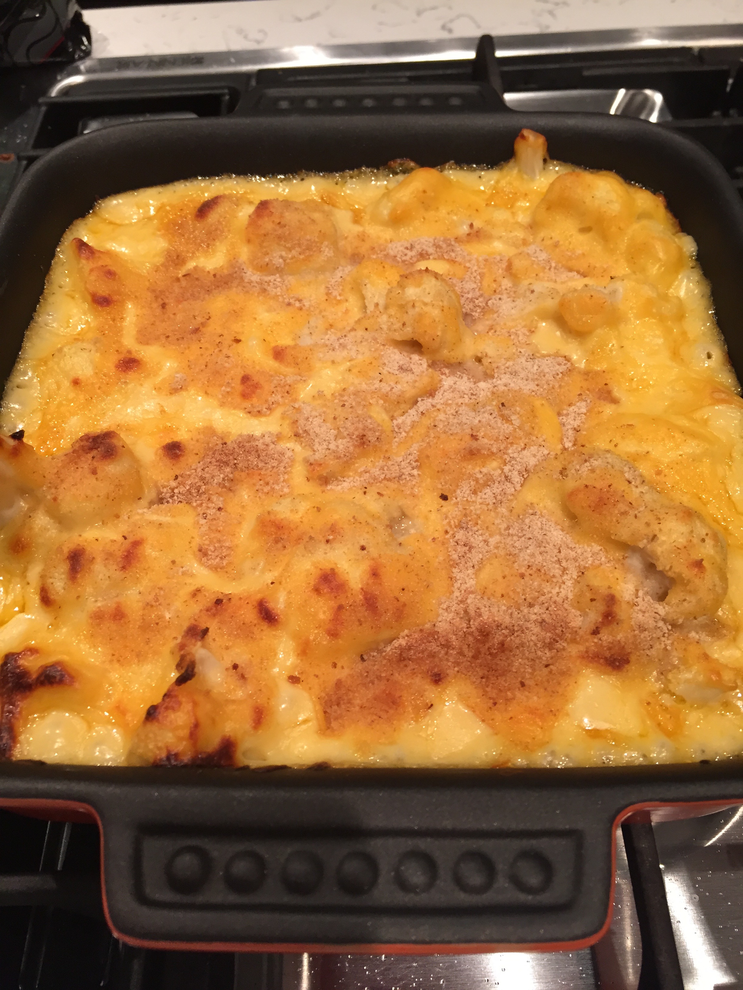 Cheesy Cauliflower Gratin
