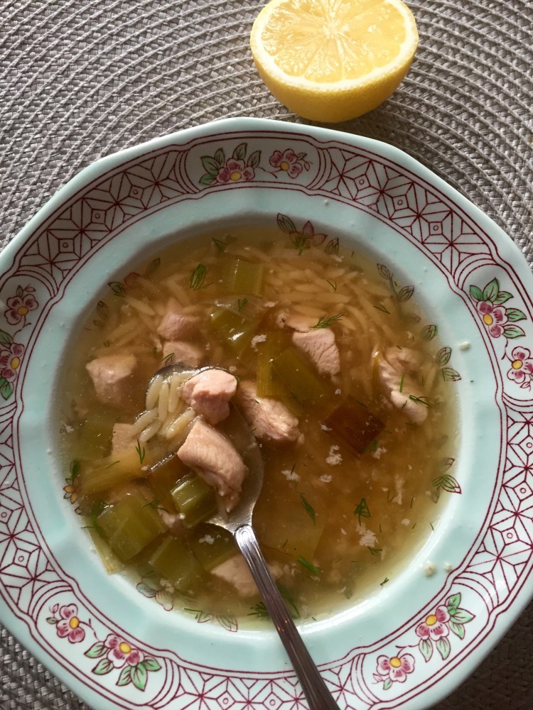 Lemony, Dilly Chicken & Orzo Soup