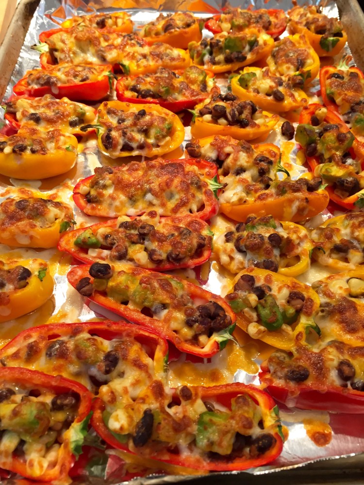 Sweet Mini Pepper Poppers