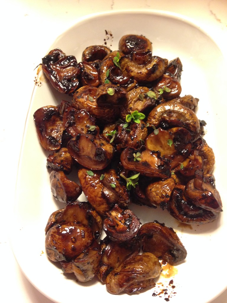 Roasted Balsamic Glazed Mushrooms Blythes Blog