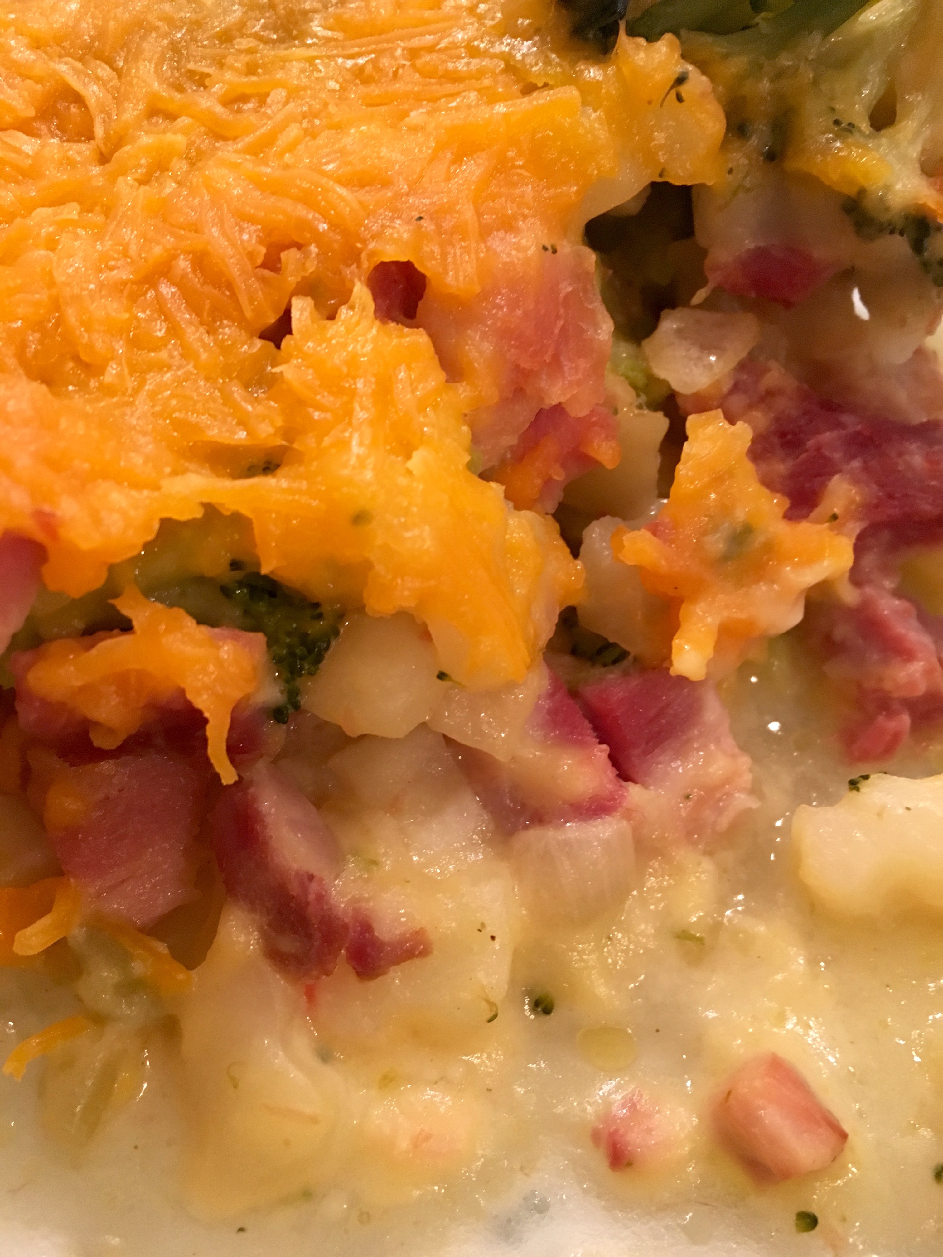 Cheesy Ham, Potato and Broccoli Casserole - Blythes Blog
