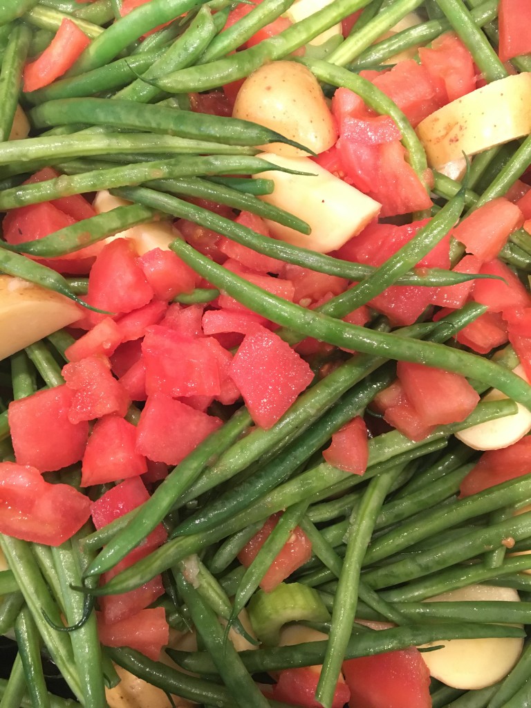 Green Beans, Potatoes and Tomatoes