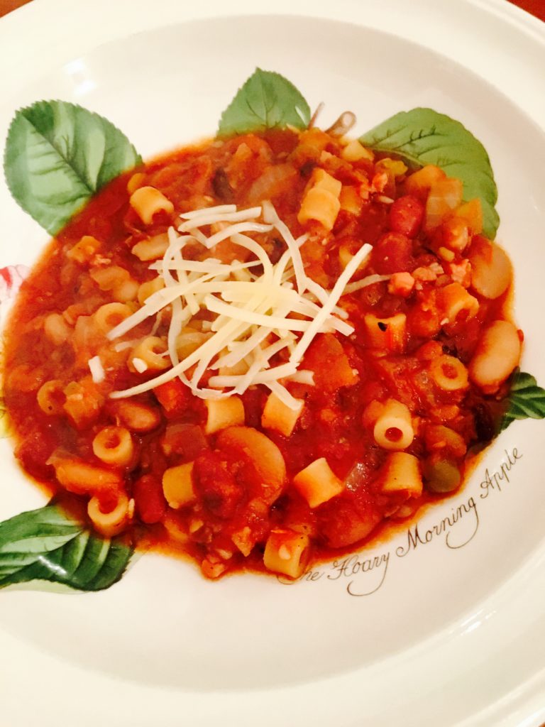 pasta fagioli pronunciation Harry & david's pasta fagioli