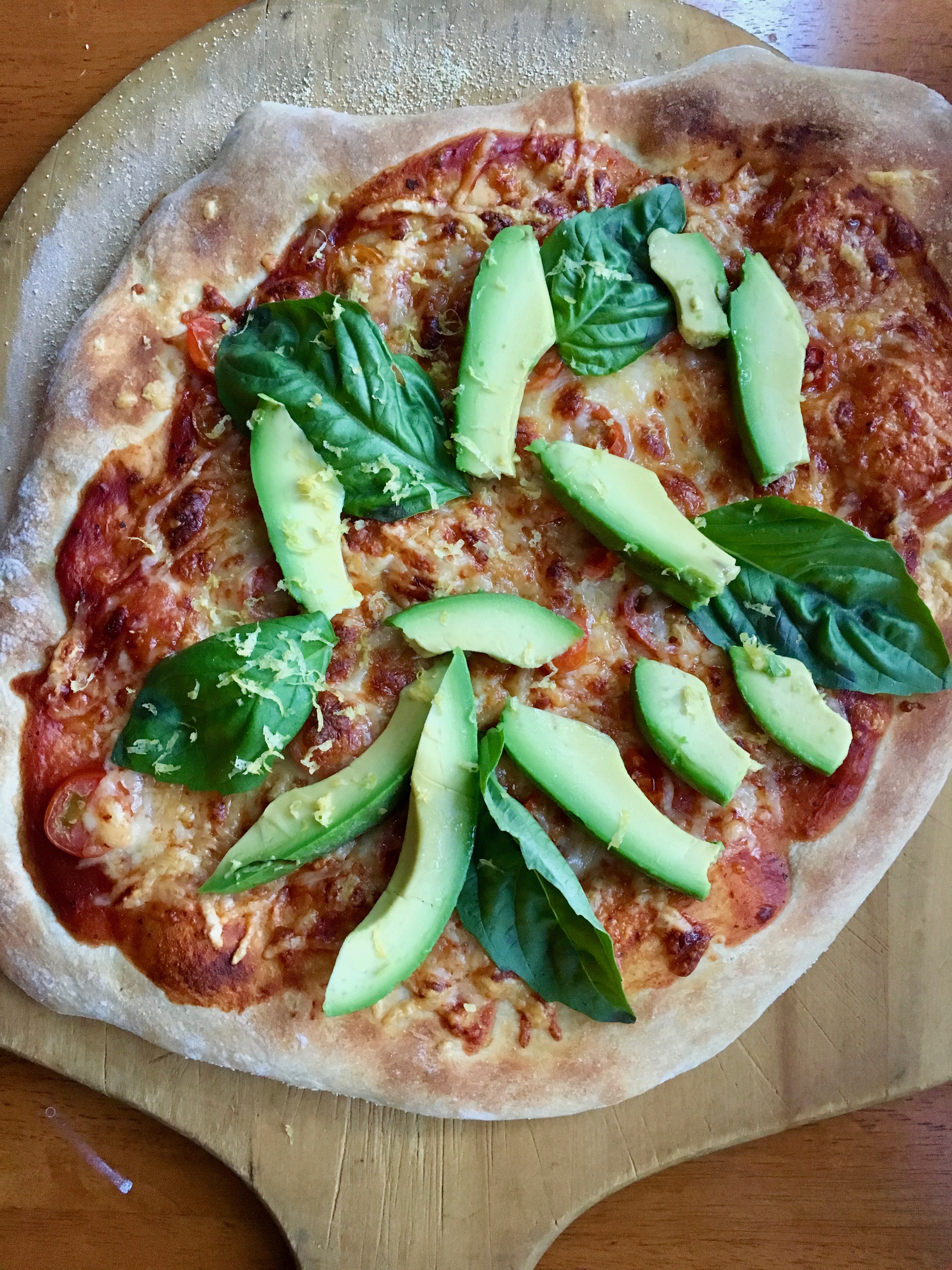 pizza  Avocados and Ales