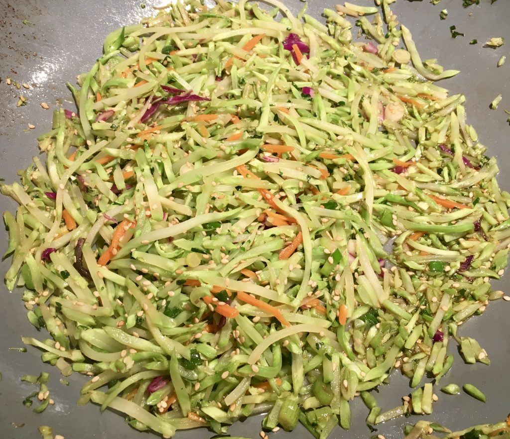 Sautéed Asian Broccoli Slaw