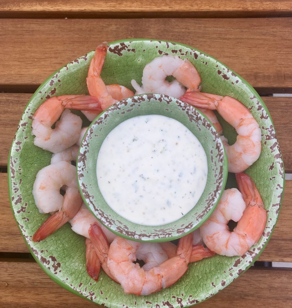 Lime Dill Sauce with Shrimp