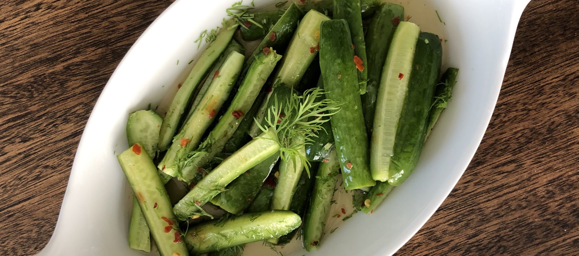 Spicy Lightly Pickled Cucumbers - Blythes Blog