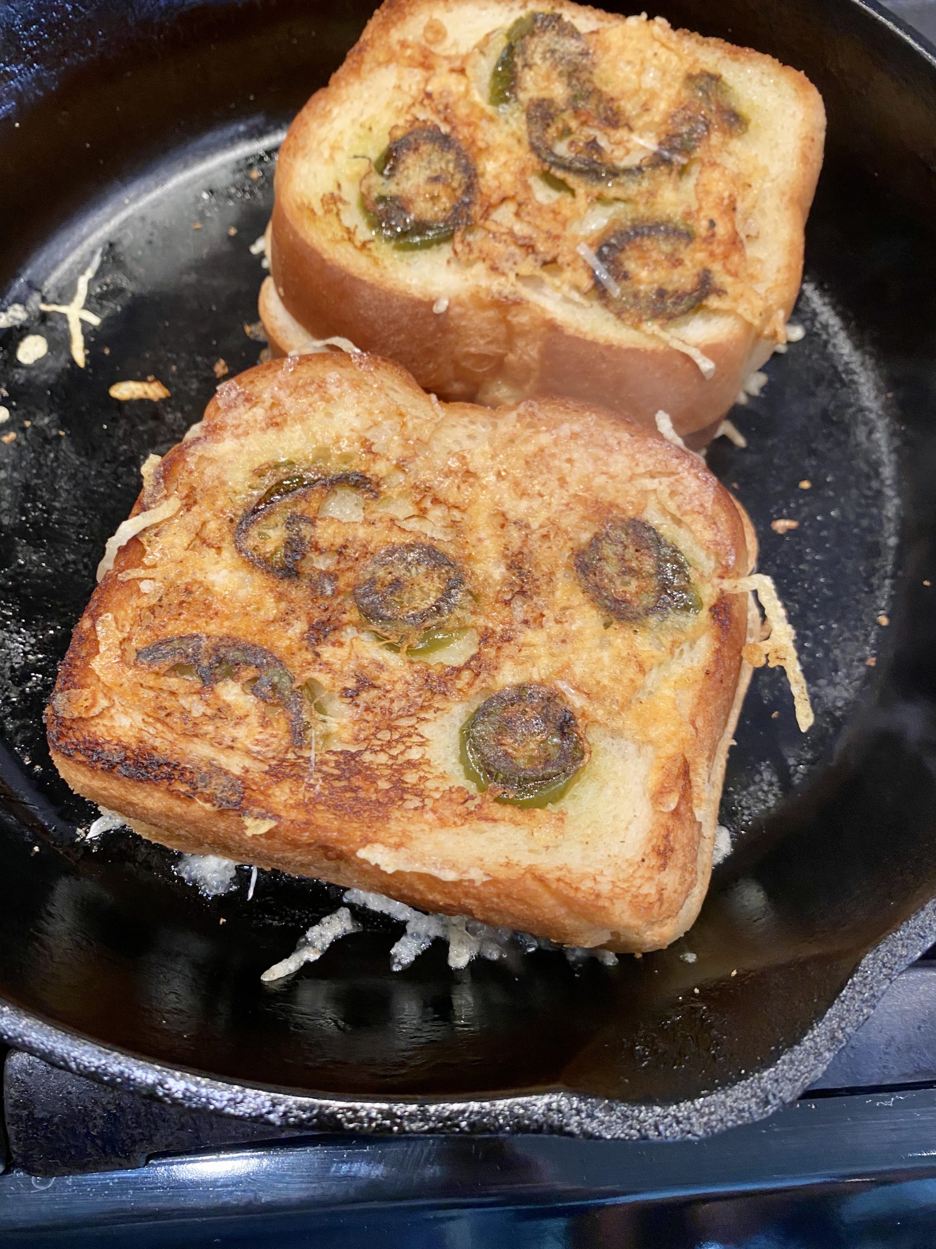 Jalapeño ParmesanCrusted Grilled Cheese Blythes Blog