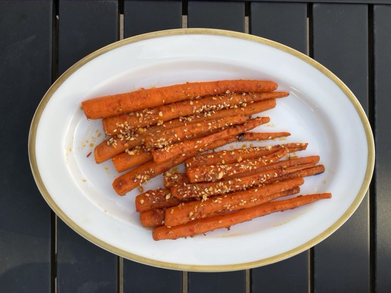 Honey And Harissa Roasted Carrots Blythes Blog