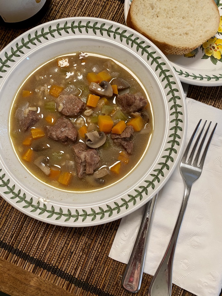 Beef Stew with Mushrooms and Barley - Blythes Blog