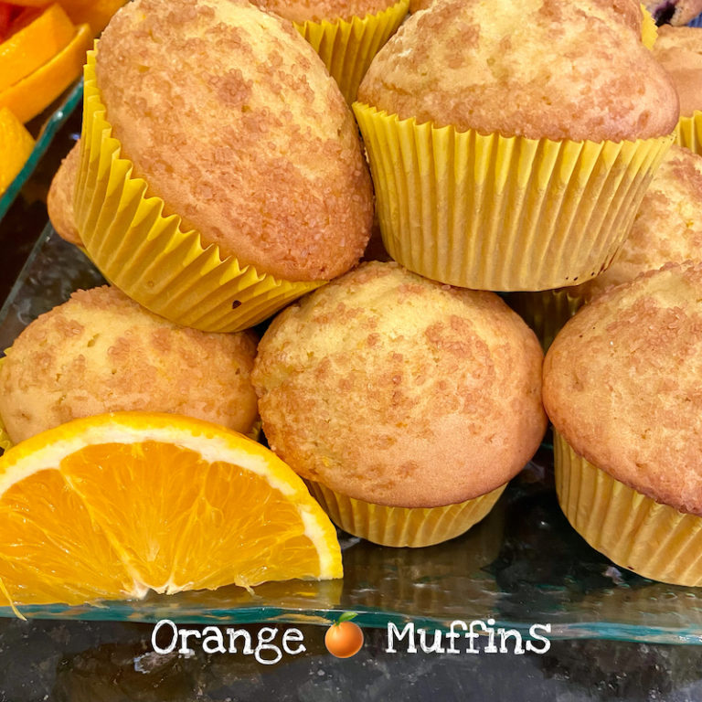 Orange Muffins - Blythes Blog