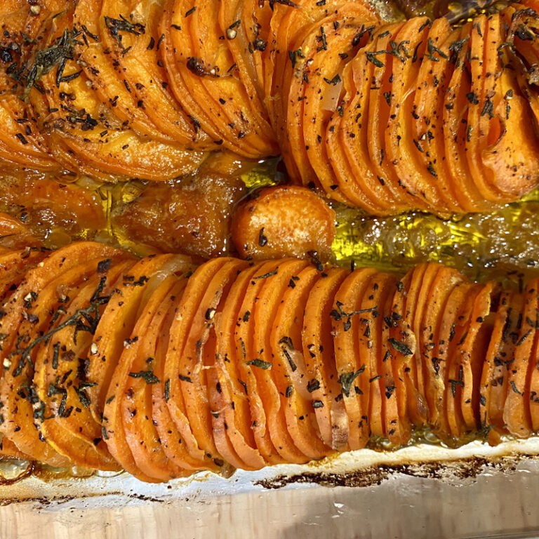 Crispy Roasted Rosemary Sweet Potatoes - Blythes Blog